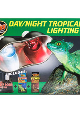 ZOO MED LABORATORIES, INC. ZOO MED- LF-33- LAMP FIXTURE- DEEP DOME- DUAL- DAY AND NIGHT- 11X7.5X6- MINI- TROPICAL- COMBO