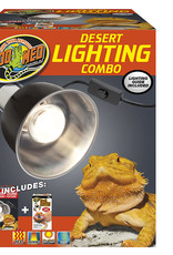 ZOO MED LABORATORIES, INC. ZOO MED- LF-23- LAMP FIXTURE- DEEP DOME- BASKING LIGHT- 7X6X6- DESERT- COMBO
