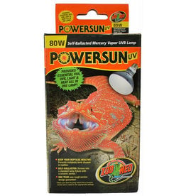 ZOO MED LABORATORIES, INC. ZOO MED- PUV-12- POWERSUN- UV BULB- 8.75X5.5X5.5- 80 W