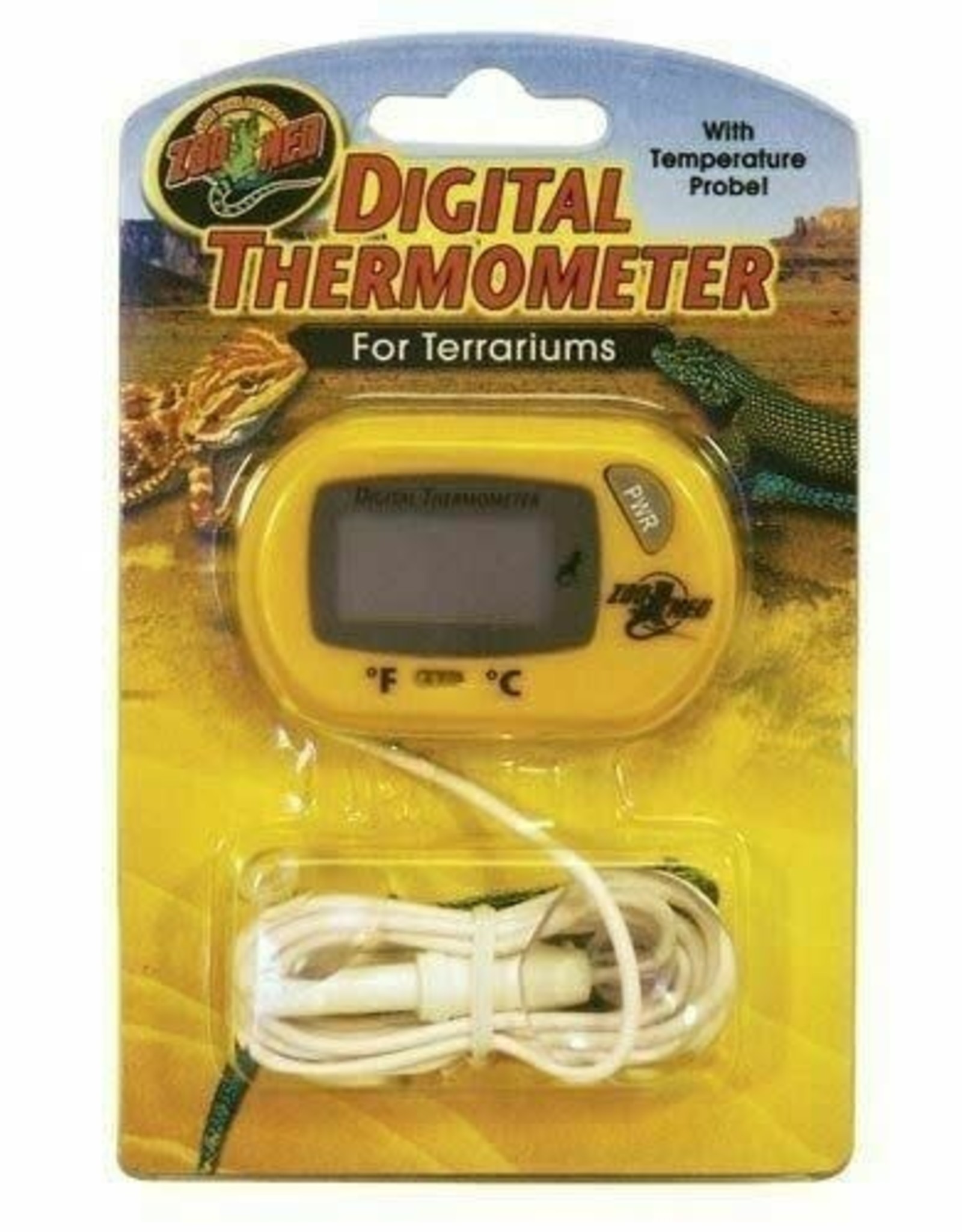ZOO MED LABORATORIES, INC. ZOO MED- TH-24- DIGITAL THERMOMETER- 5.5X3.5X.75