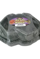 ZOO MED LABORATORIES, INC. ZOO MED- WFC-50- REPTI ROCK- COMBO DISH- 12.5X9X2.75- EXTRA LARGE- BLACK