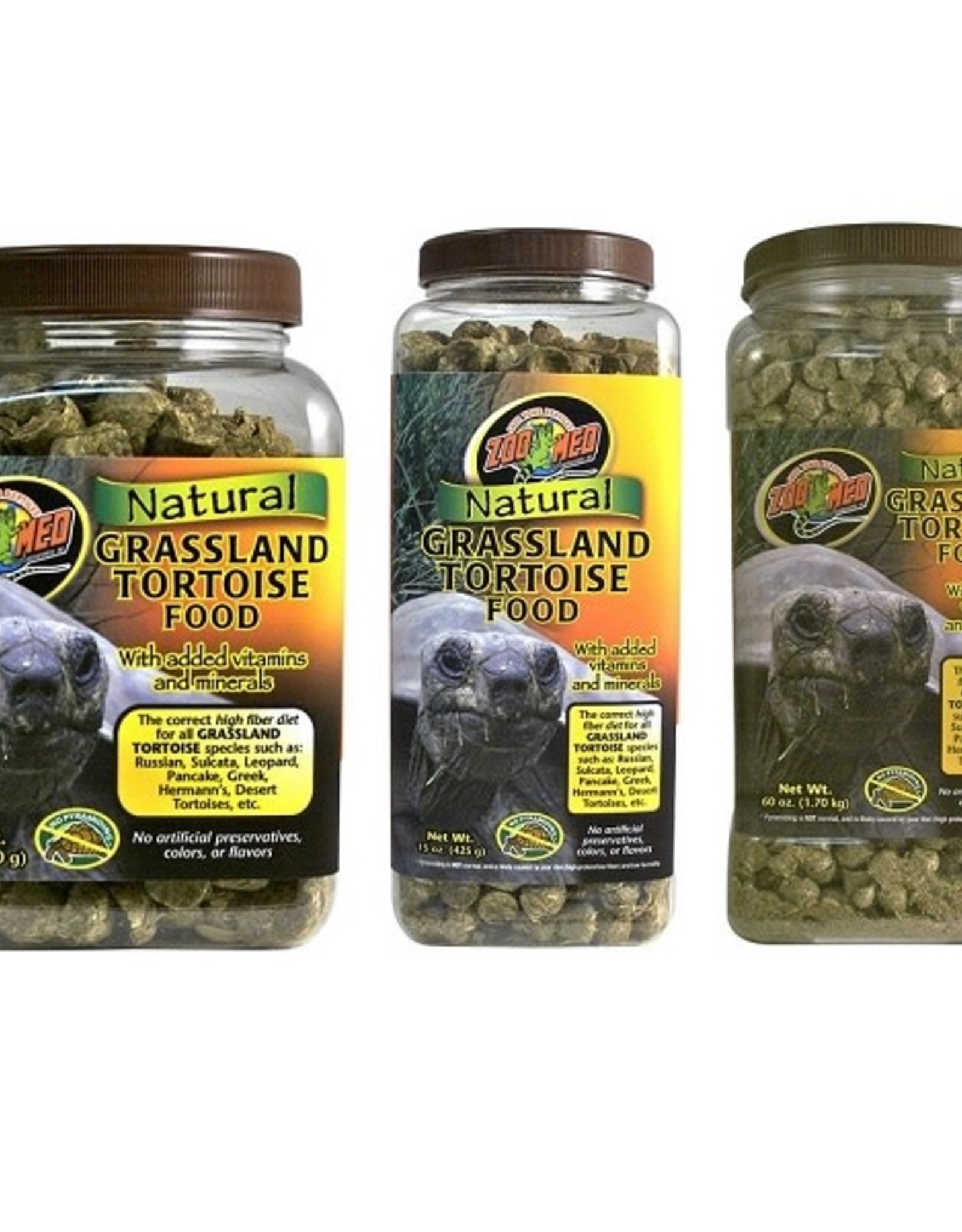 ZOO MED LABORATORIES, INC. ZOO MED- ZM-130- NATURAL- TORTOISE FOOD- GRASSLAND- 3X3X5- 8.5 oz