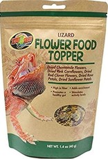 ZOO MED LABORATORIES, INC. ZOO MED- ZM-143-  FLOWER FOOD TOPPER- LIZARD- 4X6X1- .21 OZ