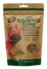 ZOO MED LABORATORIES, INC. ZOO MED- ZM-143-  FLOWER FOOD TOPPER- LIZARD- 4X6X1- .21 OZ