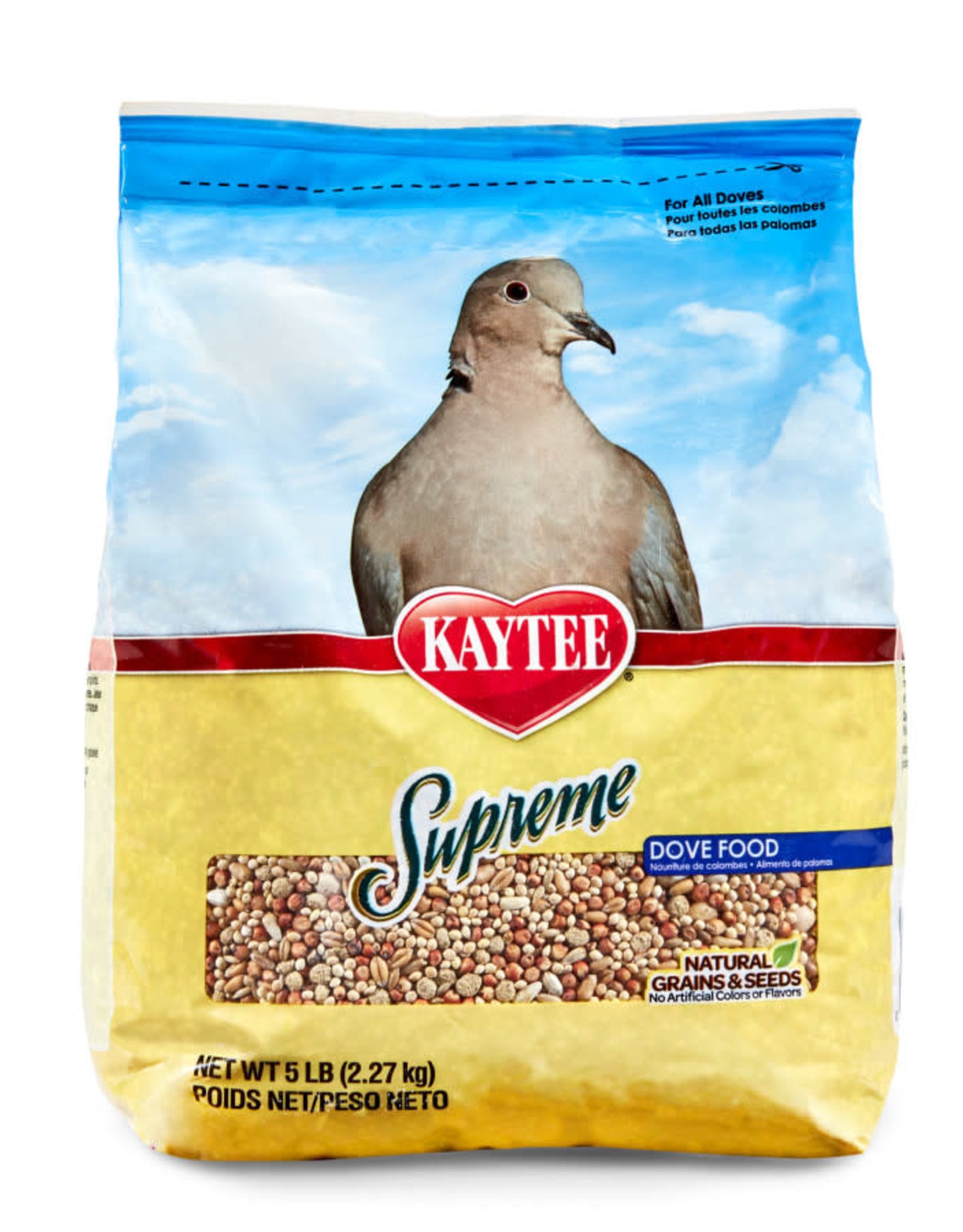 CENTRAL - KAYTEE PRODUCTS KAYTEE- SUPREME- 10X6X5- DOVE MIX 5 LB