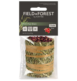 CENTRAL - KAYTEE PRODUCTS KAYTEE- FIELD+ FOREST- MINI HAY BALES- ROSE- 8X4X4- - 3.5 OZ