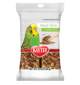 CENTRAL - KAYTEE PRODUCTS KAYTEE- SUPERFOOD- TREAT STICK- 7X3.5X1.5- AVIAN- FLAX 5 OZ