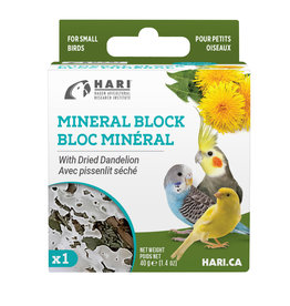 HARI HARI- MINERAL BLOCK- 82198- BIRDS- DRIED DANDELION- 40 G- 1 PACK