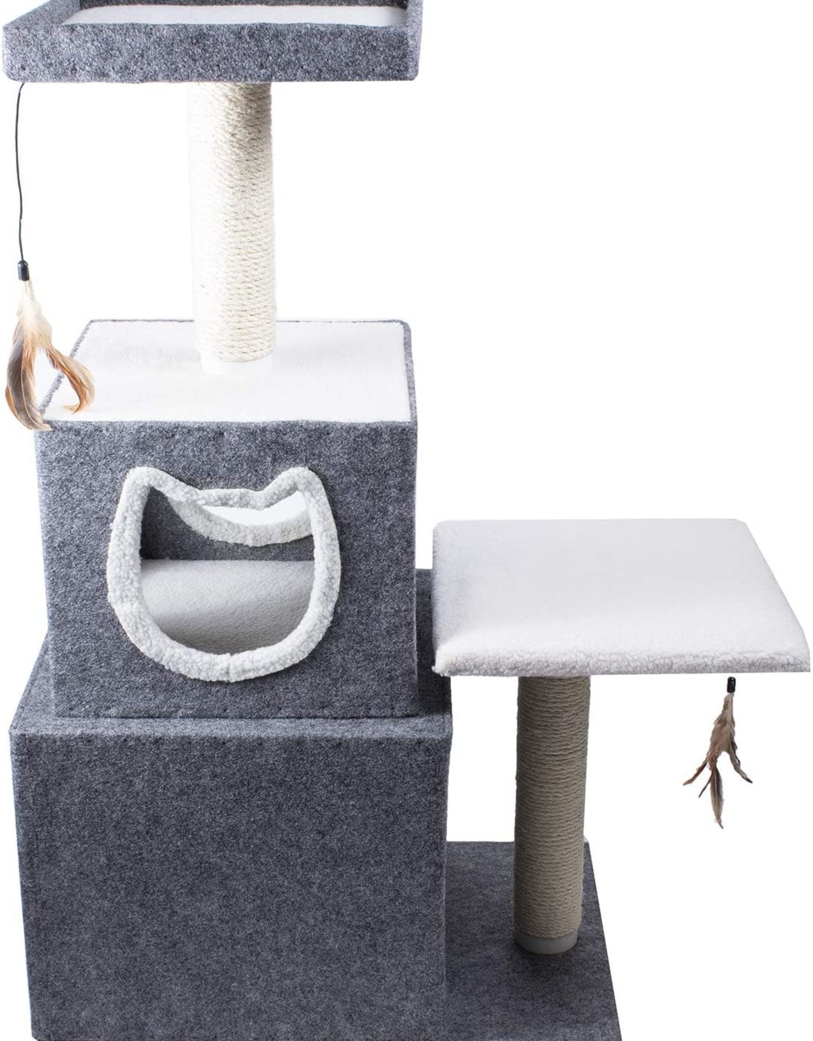 CAT LIFE CATF28- CUBICAL- CAT CONDO- WITH LOUNGING TOWER- 16X28X41