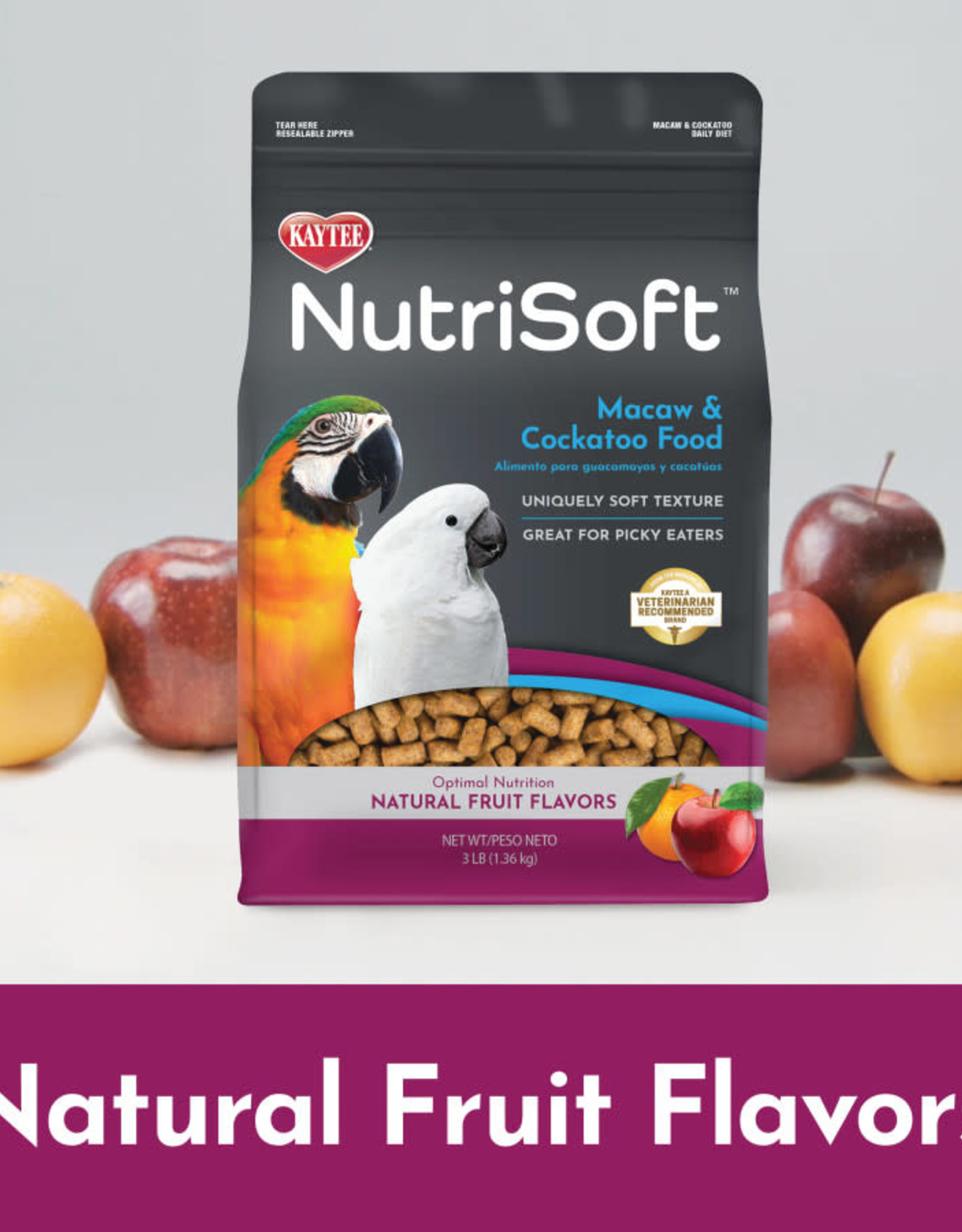 CENTRAL - KAYTEE PRODUCTS KAYTEE- NUTRISOFT-  MACAW/COCKATOO- 3 LB