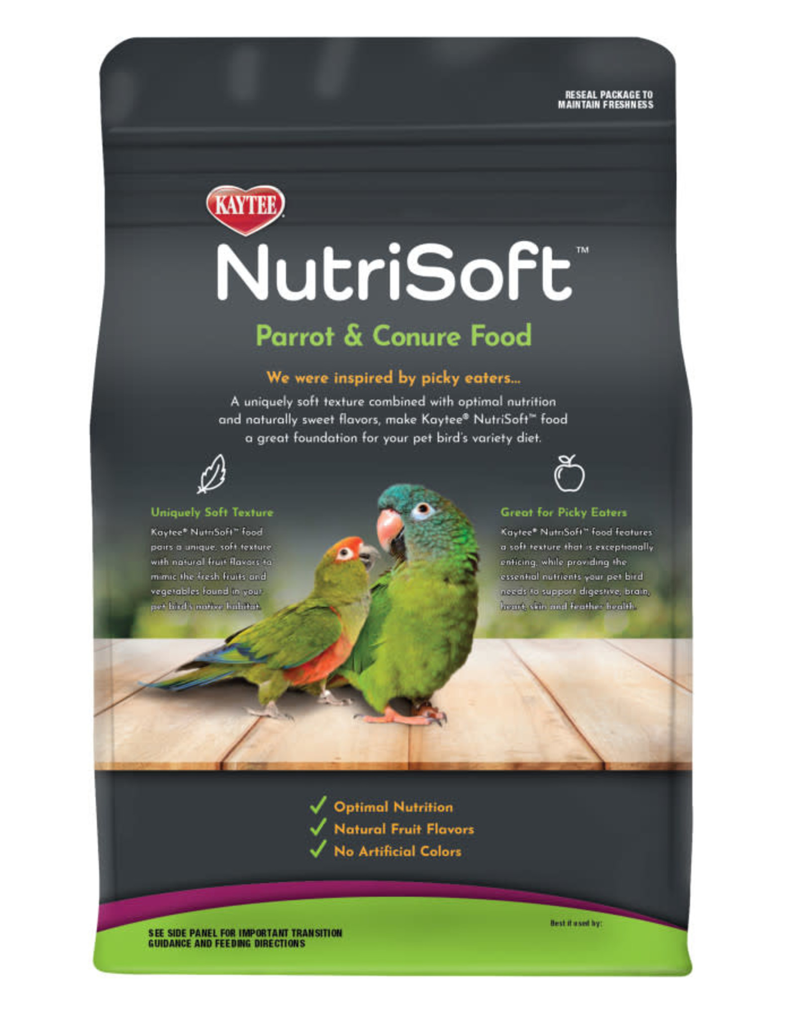 CENTRAL - KAYTEE PRODUCTS KAYTEE- NUTRISOFT- PARROT/CONURE- 3 LB