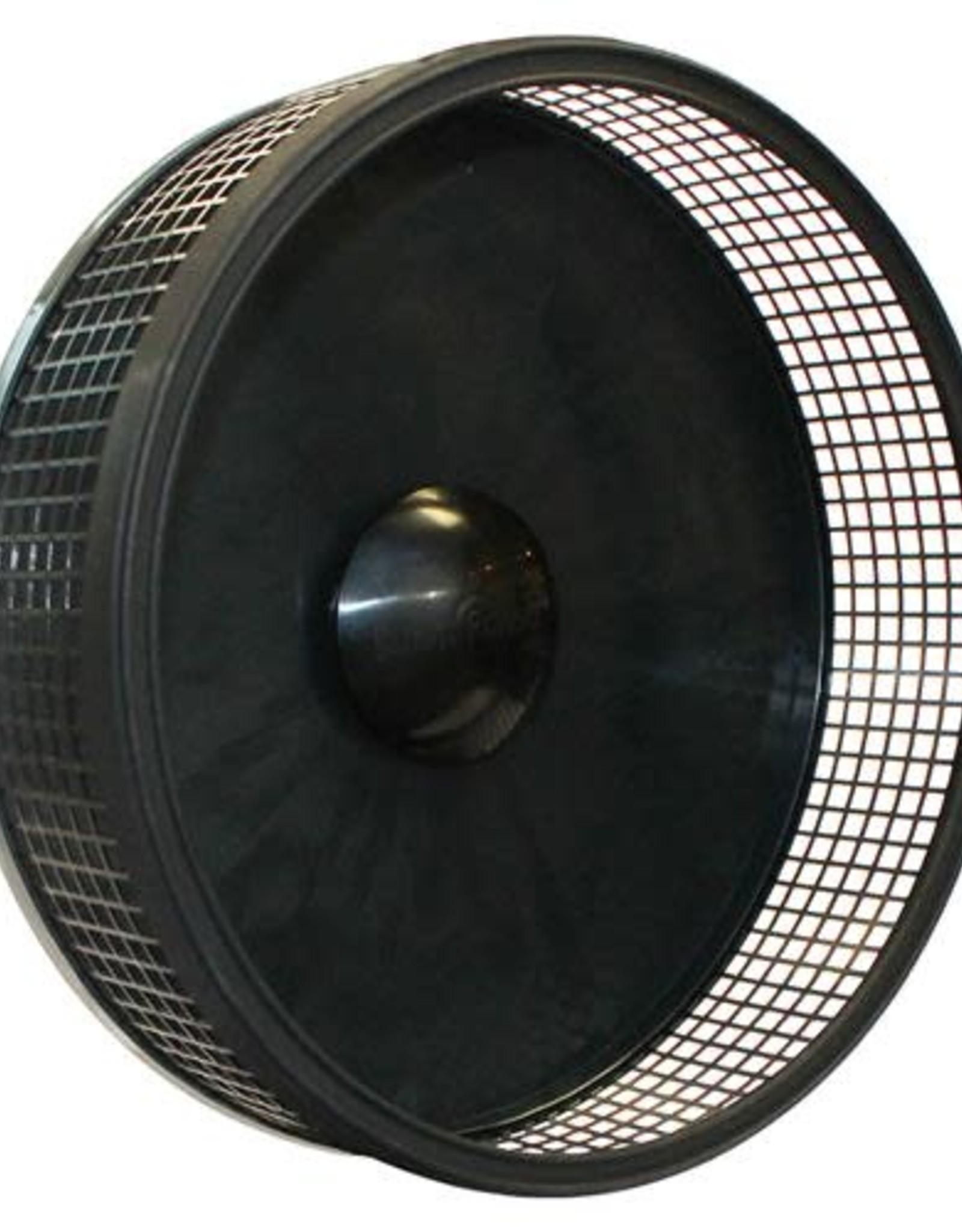 EXOTIC NUTRITION EN5983-BK-CA- SILENT RUNNER- PRO WHEEL- 12X12X3.5- WITH CAGE ATTACHMENT- BLACK