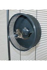 EXOTIC NUTRITION EN5983-BK-CA- SILENT RUNNER- PRO WHEEL- 12X12X3.5- WITH CAGE ATTACHMENT- BLACK