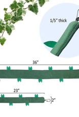 EN5341LG- FLEECE VINE-  36X3.5X.5- LARGE- GREEN