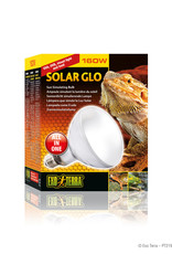 EXO TERRA PT2193- SOLAR-GLO- SELF-BALLASTED- MERCURY VAPOR- UVB/UVA BULB + HEAT- 160W