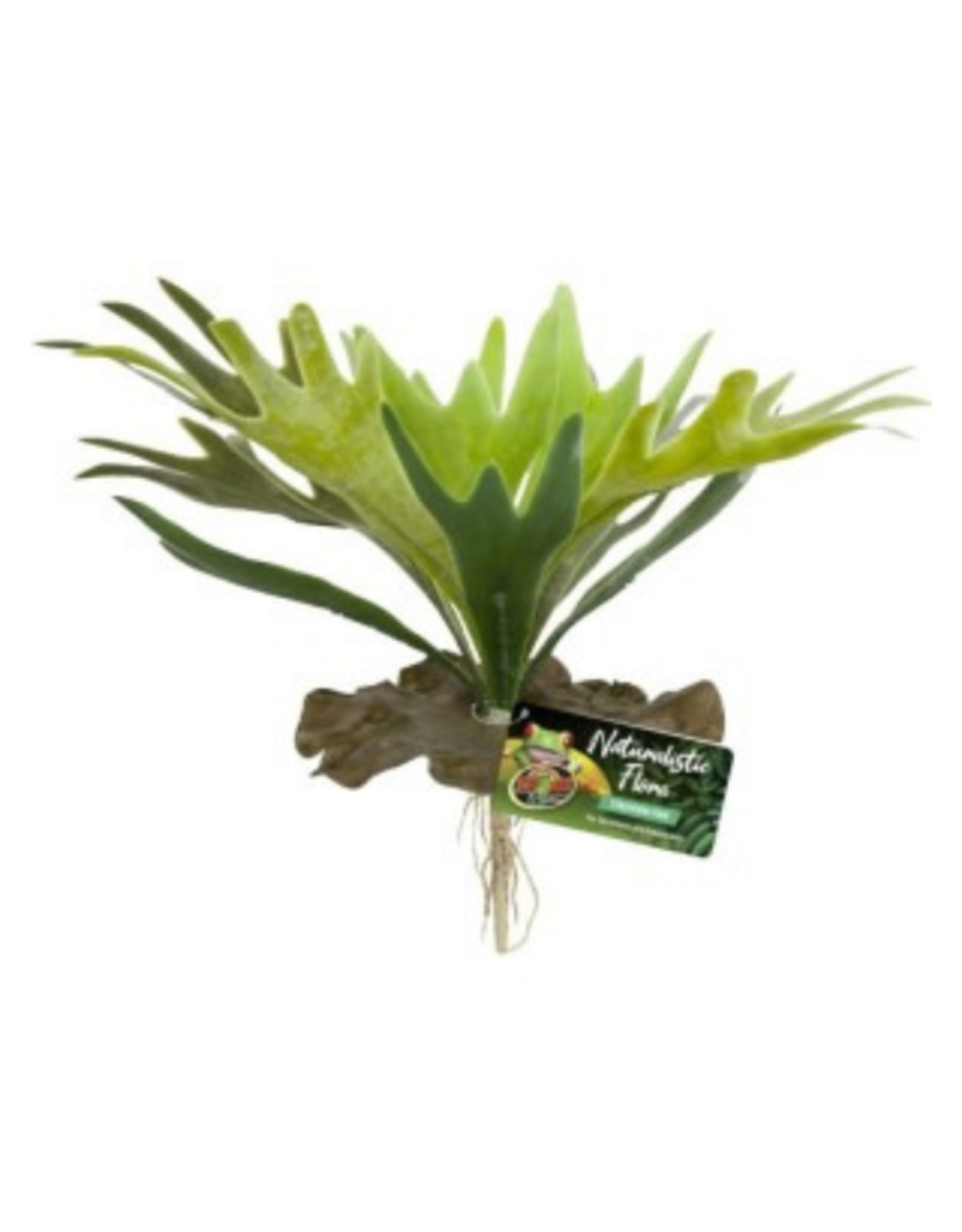 ZOO MED LABORATORIES, INC. ZOO MED- BU-65- NATURALISTIC FLORA- TERRARIUM PLANT- STAGHORN FERN- 13X6X3