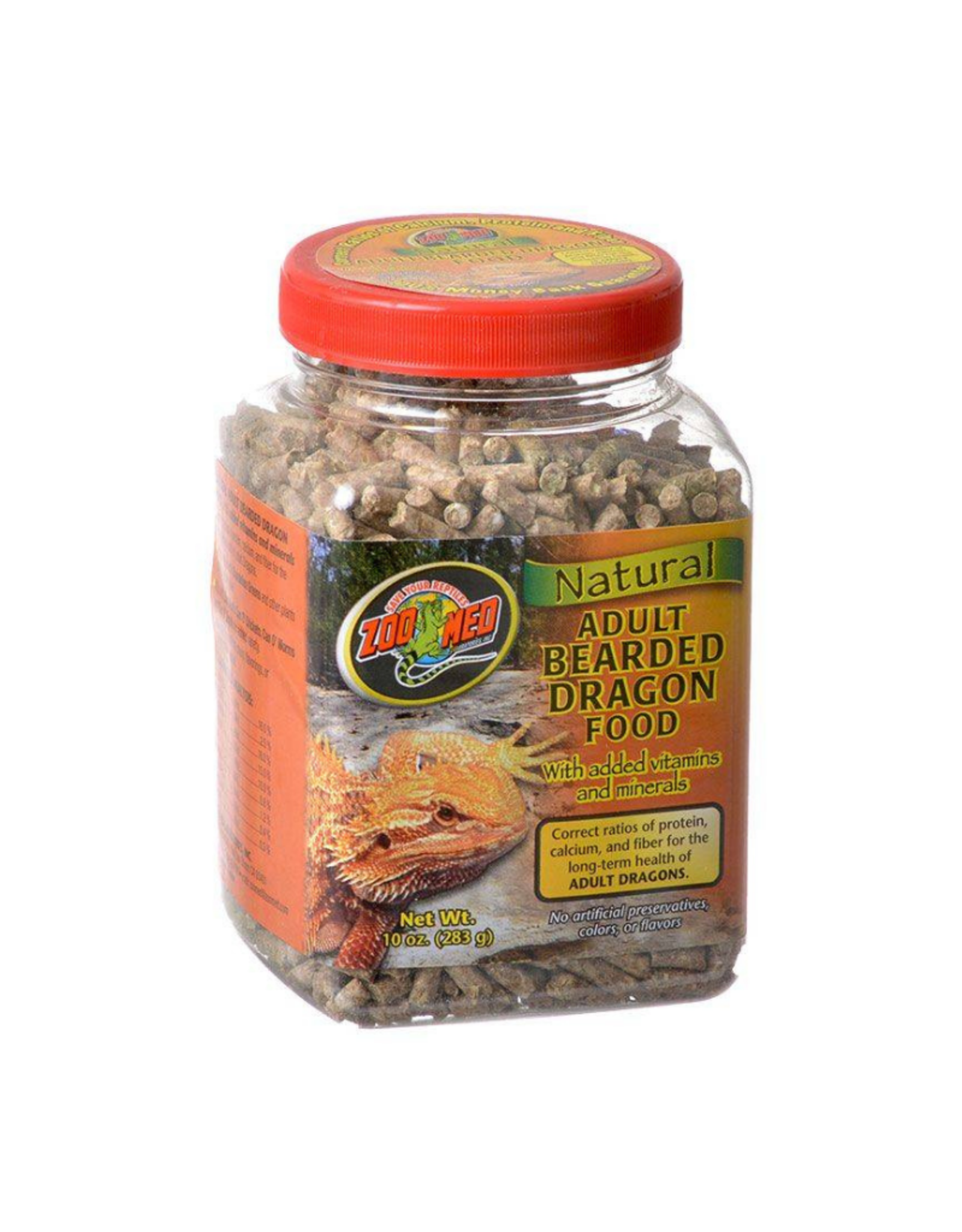 ZOO MED LABORATORIES, INC. ZOO MED- ZM-76- NATURAL- BEARDED DRAGON FOOD- ADULT- 10 OZ