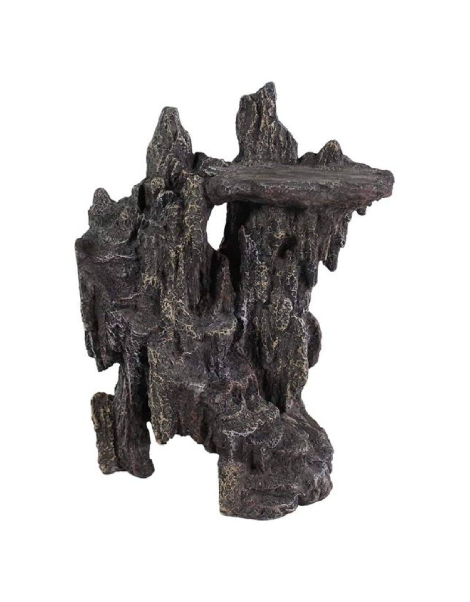 PENN PLAX PLASTICS, INC. REP189- CAVE HIDEOUT- 11X8.9X6.3- ROCKSCAPES WITH TEMPERATURE REGULATING LEDGE