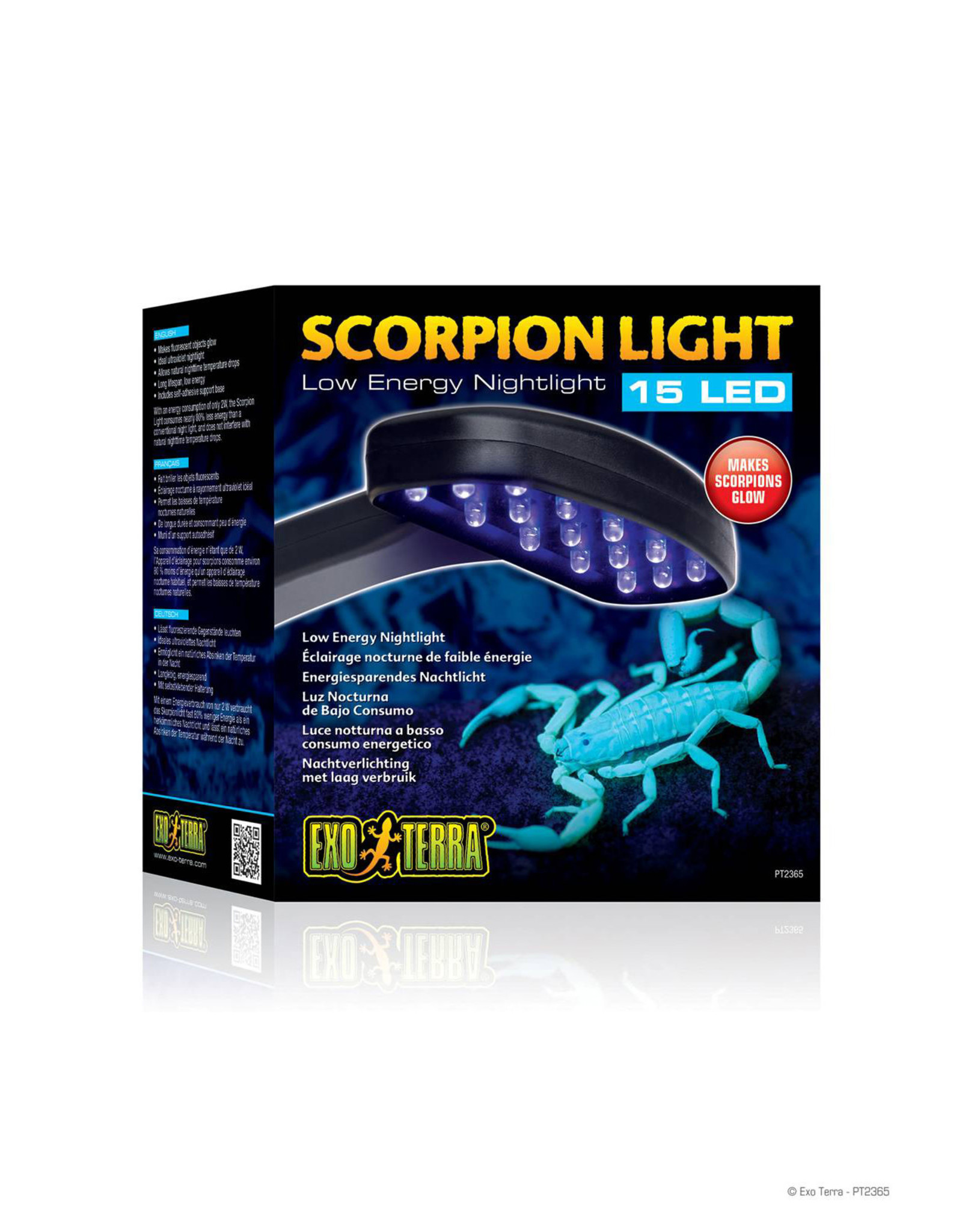 EXO TERRA EXO TERRA- PT2365- SCORPION LIGHT- 15-LED