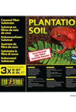 EXO TERRA PT2771-TERRARIUM- SUBSTRATE- REPTILE- PLANTATION SOIL- 5X8X4- 8 QT- 3 PK