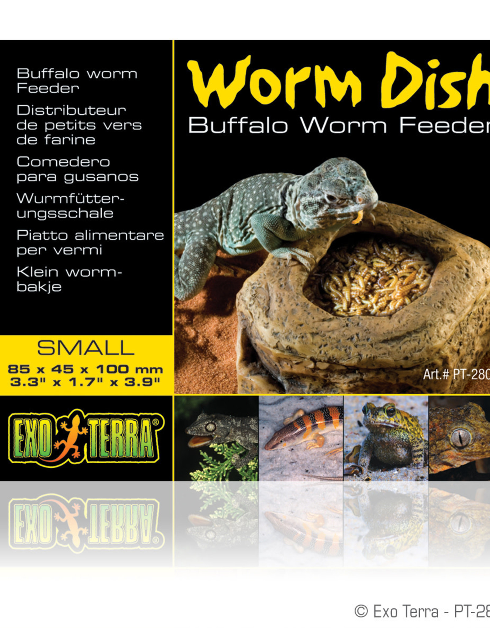 EXO TERRA EXO TERRA- PT2808- WORM DISH- 2X4X3.5-  SMALL