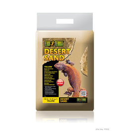 EXO TERRA PT3103- DESERT SAND-14X18X2- 10 LB- YELLOW