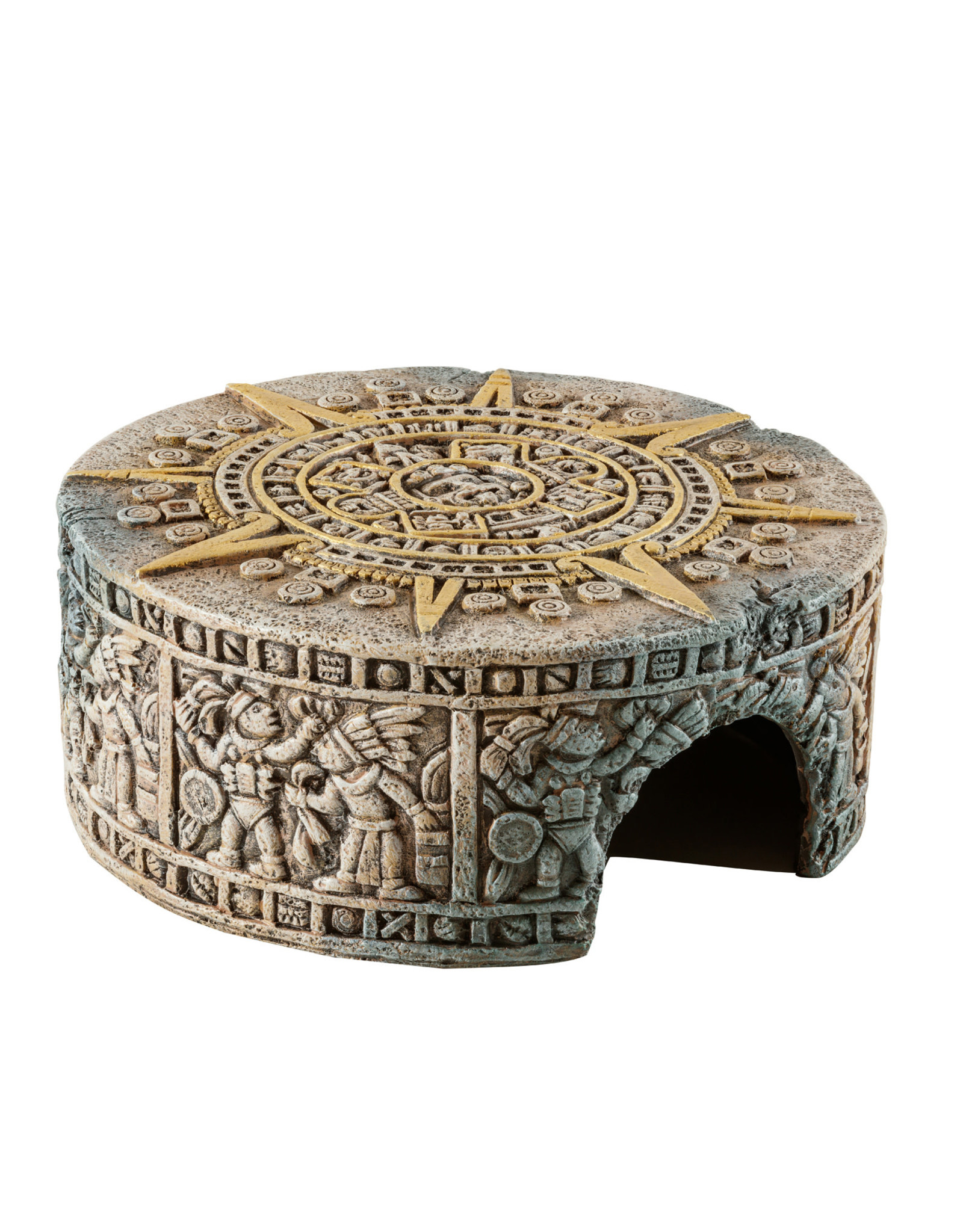 EXO TERRA PT3166 AZTEC CALENDAR HIDEOUT MEDIUM Rhonda's Aviary