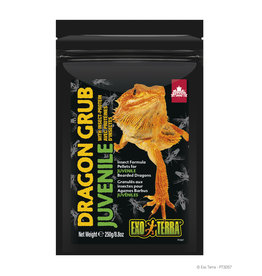 EXO TERRA EXO TERRA- PT3267- DRAGON GRUB- PELLETS- BEARDED DRAGON- 5X8X2- JUVENILE- 8.8 OZ