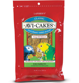 LAFEBER'S LAFEBER'S-  AVI-CAKES- PELLETED DIET/TREAT- 10.5X7X1- 12 OZ- PARROT- CLASSIC