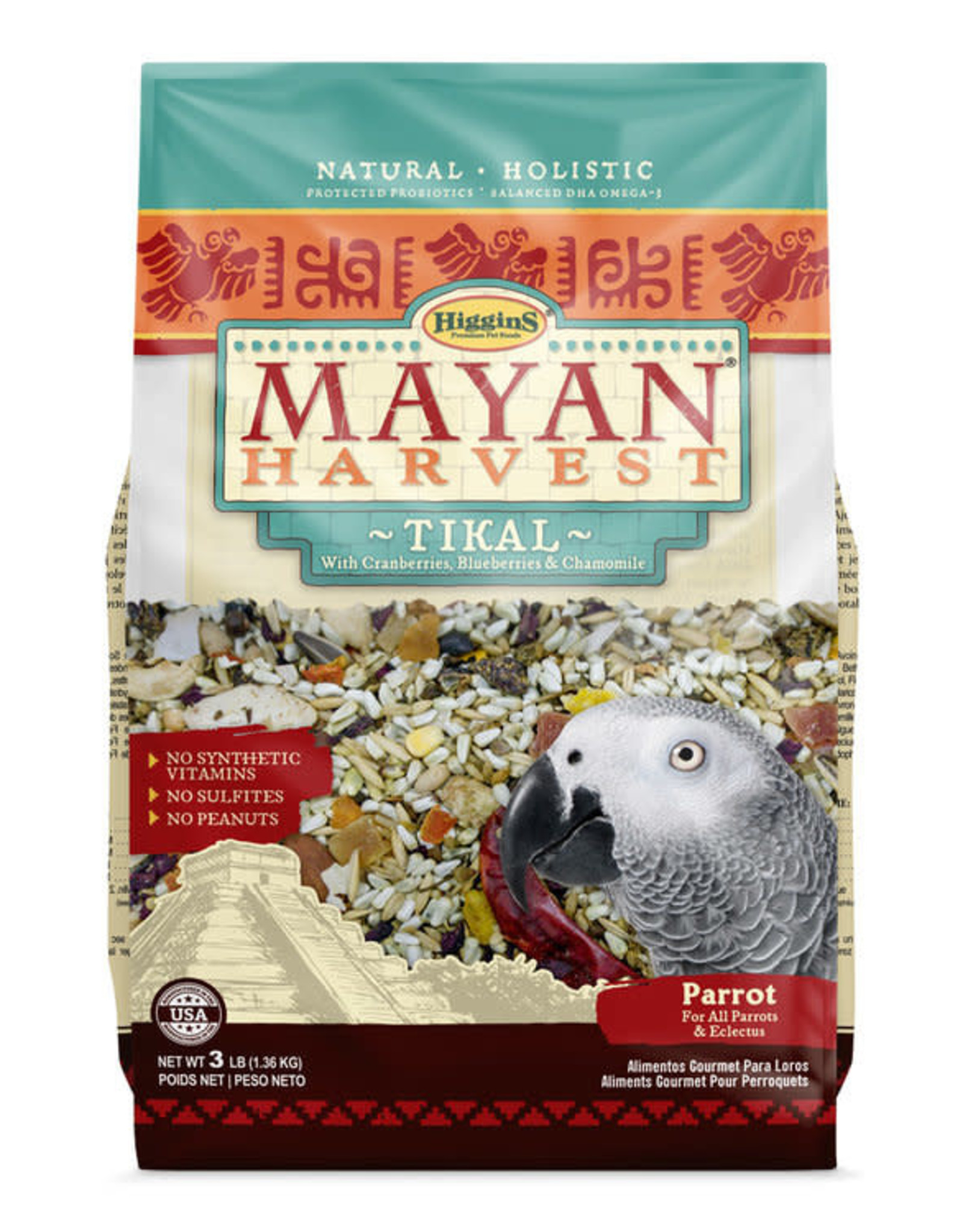 HIGGINS PREMIUM PET FOODS BIN #120- HIGGINS- MAYAN HARVEST- 5X5X5- TIKAL- PER LB
