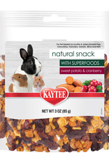 CENTRAL - KAYTEE PRODUCTS KAYTEE- NATURAL SNACK WITH SUPERFOODS- 4X6X2- SWEET POTATO AND CRANBERRY- 3 OZ