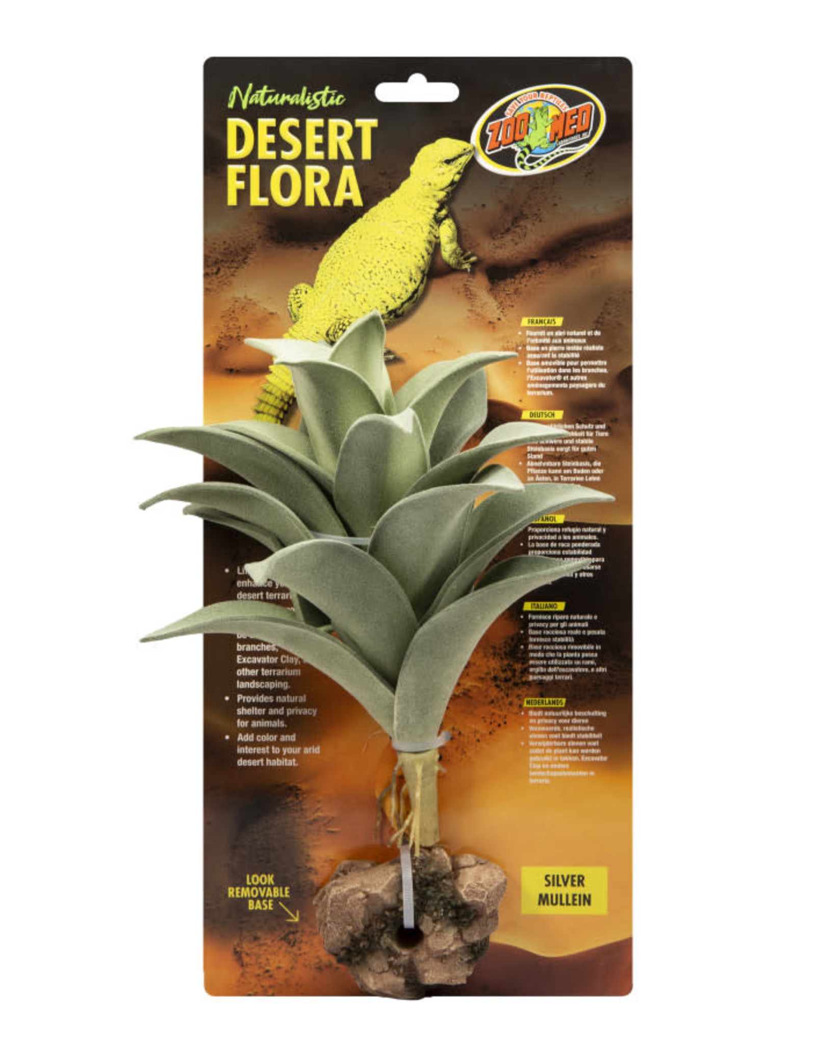 ZOO MED LABORATORIES, INC. ZOO MED- BU-71- PLANT- 14X7X4- DESERT FLORA- SILVER MULLIEN