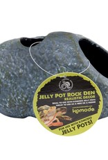 KOMODO KOMODO- HIDEOUT- RESIN- 6.5X4X3.5- JELLY POT HOLDER/ROCK DEN- SMALL