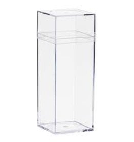 AMAC AMAC- ACRYLIC BOX- M SERIES- 102C- 2.32 x 2.32 x 6.19- CRYSTAL CLEAR