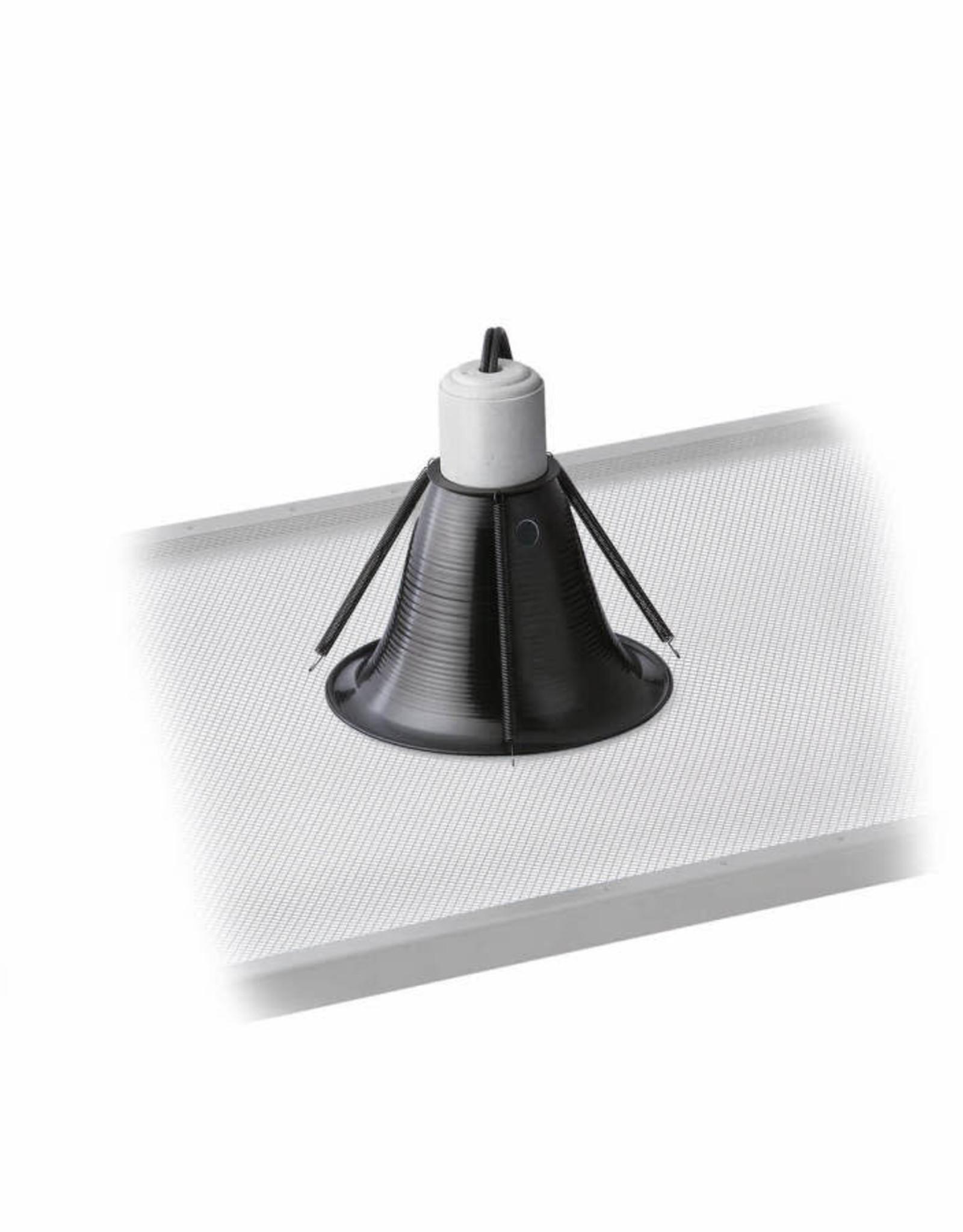 CENTRAL AQUATICS (ALL GLASS) ZILLA- REFLECTOR DOME- 5.5X5.5X9- CERAMIC SOCKET- BLACK*