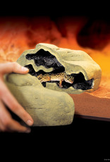 EXO TERRA EXO TERRA- PT2863- TERRARIUM DECOR- 2-PART MAGNETIC REPTILE- HIDE/DEN- 12X7.5X- LARGE *DISC