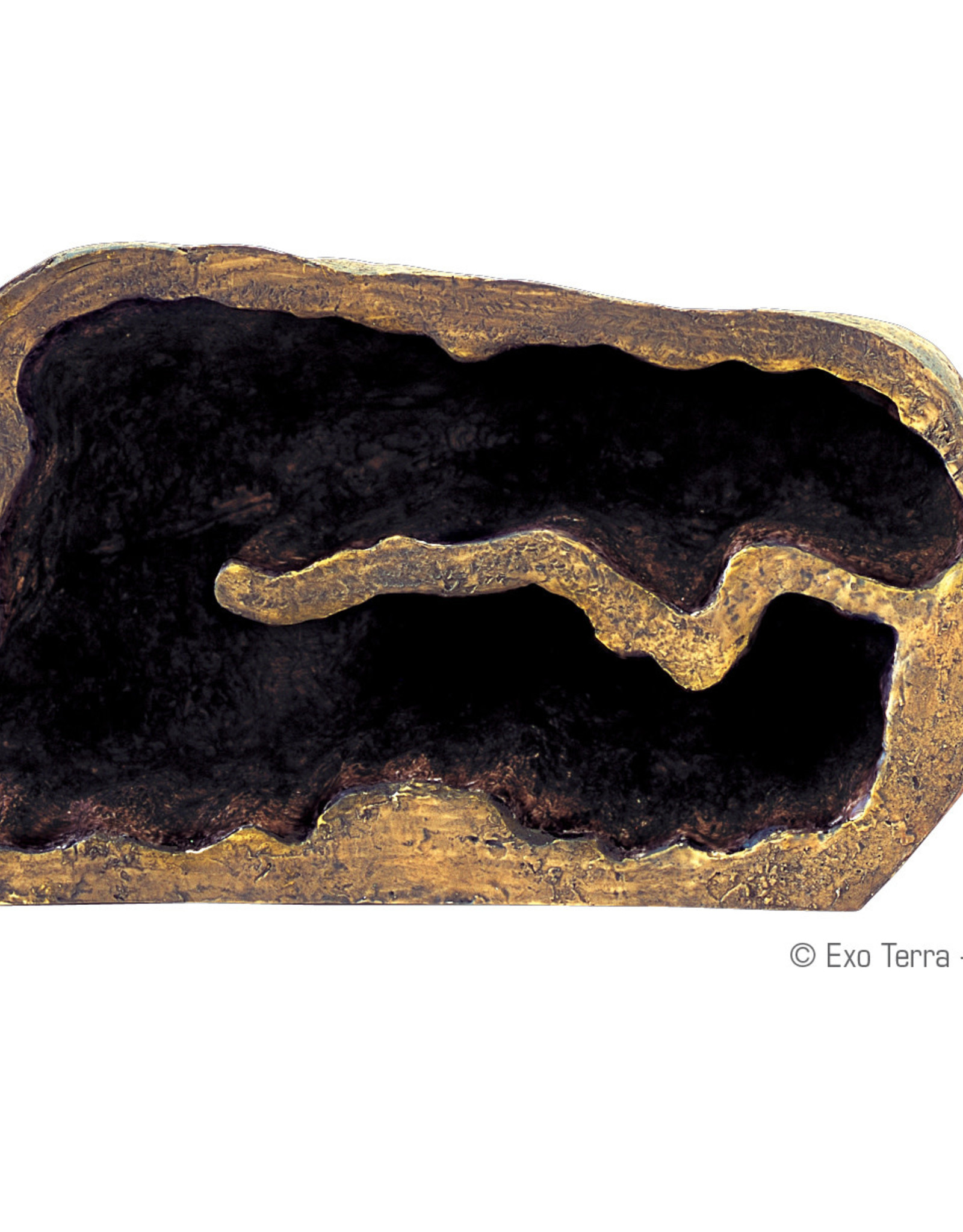 EXO TERRA EXO TERRA- PT2863- TERRARIUM DECOR- 2-PART MAGNETIC REPTILE- HIDE/DEN- 12X7.5X- LARGE *DISC