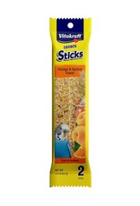 VITAKRAFT SUN SEED -SLAVE 775 VITAKRAFT- TREAT STICKS- PARAKEET- 5X8X2- ORANGE & APRICOT-  2.08 OZ- 2 CT