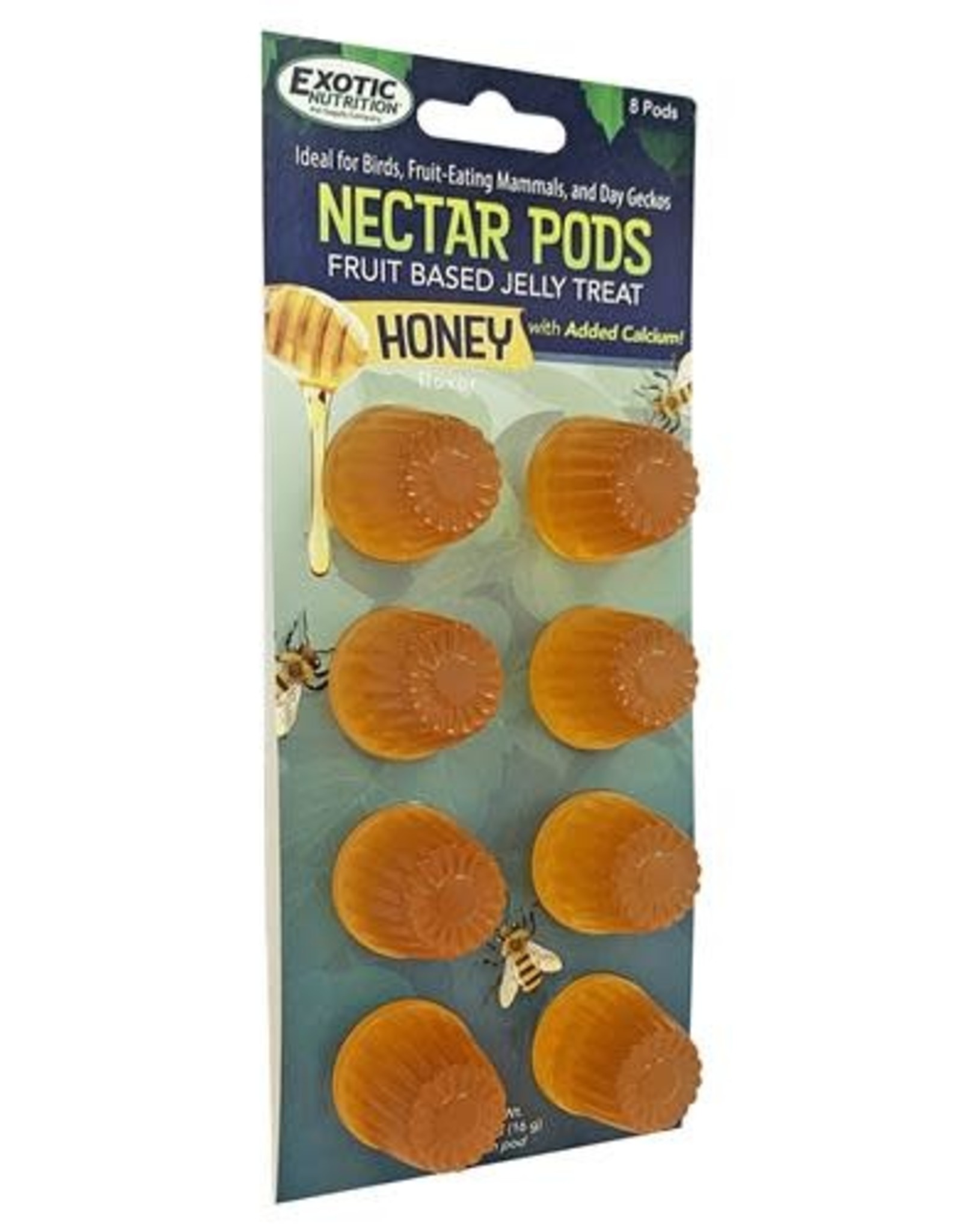 EXOTIC NUTRITION EN6584- NECTAR PODS- 3X2X3- HONEY (HOLDER SOLD SEPARATELY)