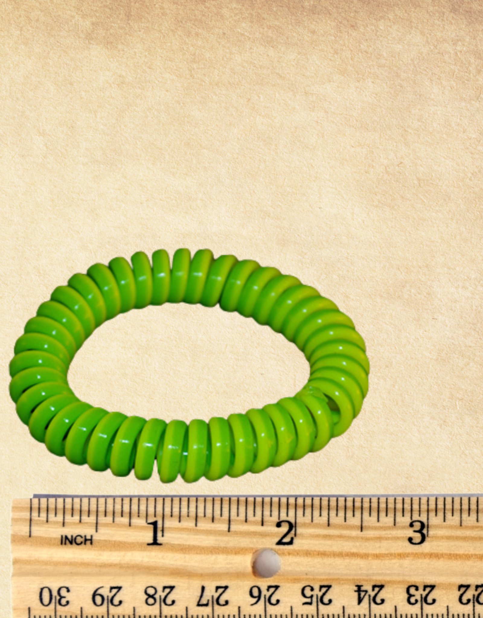 TOY  MAKING- RING- PLASTIC- 2X2X.5- COIL BRACELET