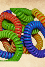 TOY  MAKING- RING- PLASTIC- 2X2X.5- COIL BRACELET