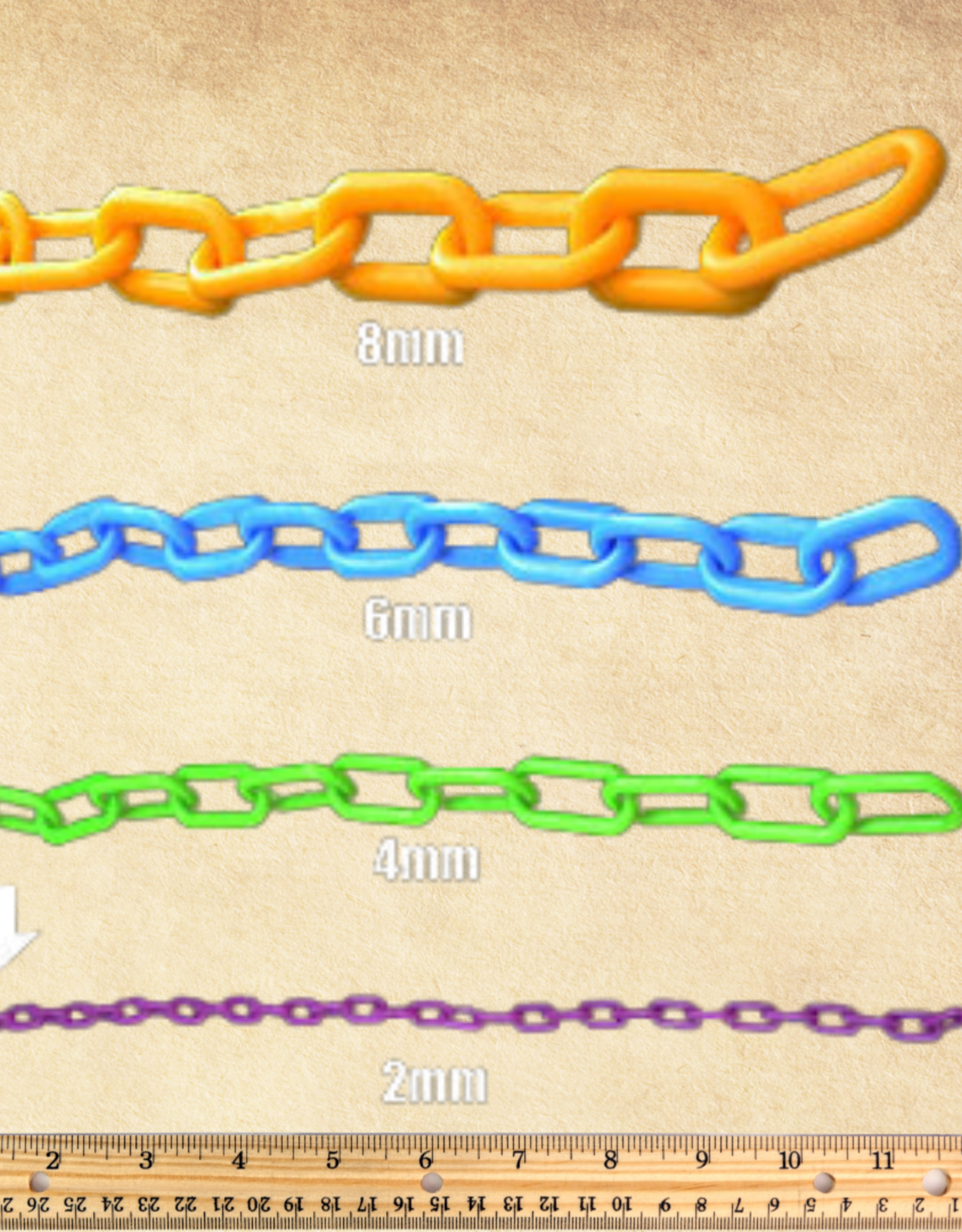 PLASTIC CHAIN (FOR 3 FEET)