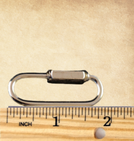 TOY MAKING- LINK- METAL- 1-3/4  LONG-11/16 WIDE- 3/8 OPENING- QUICK- EACH