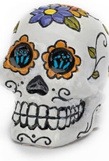 PENN PLAX PLASTICS, INC. REPTOLOGY- RR1911- SUGAR SKULL - 2X2X1.5- MINI- WHITE