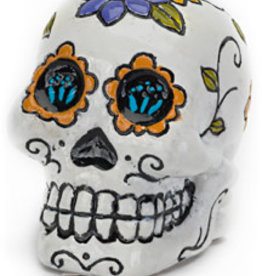 PENN PLAX PLASTICS, INC. REPTOLOGY- RR1911- SUGAR SKULL - 2X2X1.5- MINI- WHITE