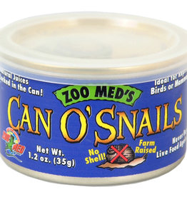 ZOO MED LABORATORIES, INC. ZOO MED ZM-49- CANNED FOOD- CAN O' SNAILS- 1.2 OZ