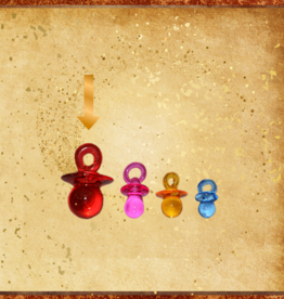 TOY MAKING- ACRYLIC- 1.5X1.5X1- PACIFIER- EACH