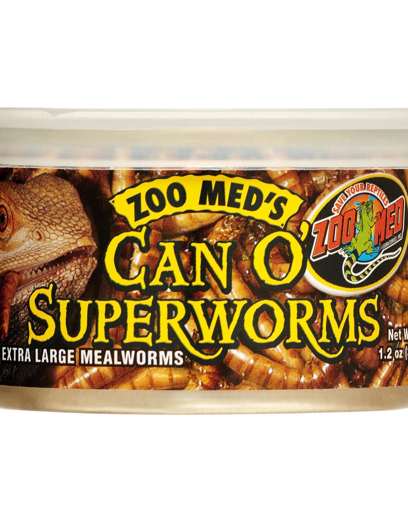 ZOO MED LABORATORIES, INC. ZOO MED- ZM-146- CANNED FOOD- CAN O'- SUPERWORMS- 1.2 OZ