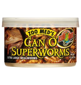 ZOO MED LABORATORIES, INC. ZOO MED- ZM-146- CANNED FOOD- CAN O'- SUPERWORMS- 1.2 OZ