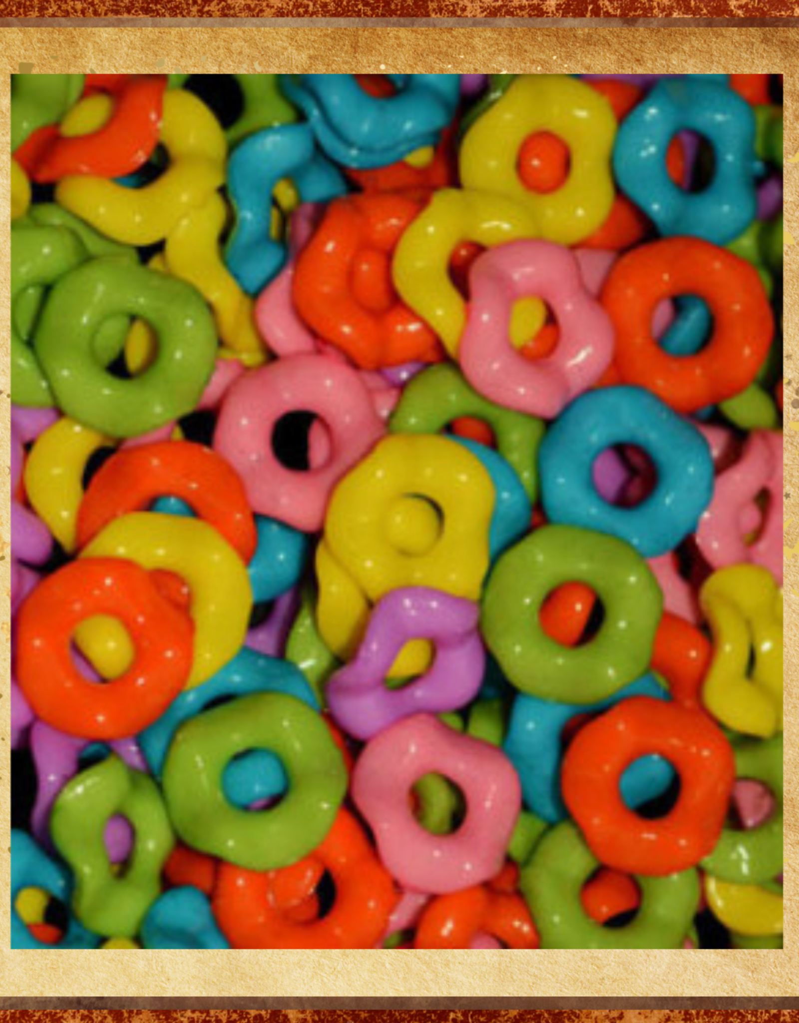 TOY MAKING- BEAD- PLASTIC- .5X.5X.5- RIPPLE RING- SMALL- 50 CT- 13GM- BAG